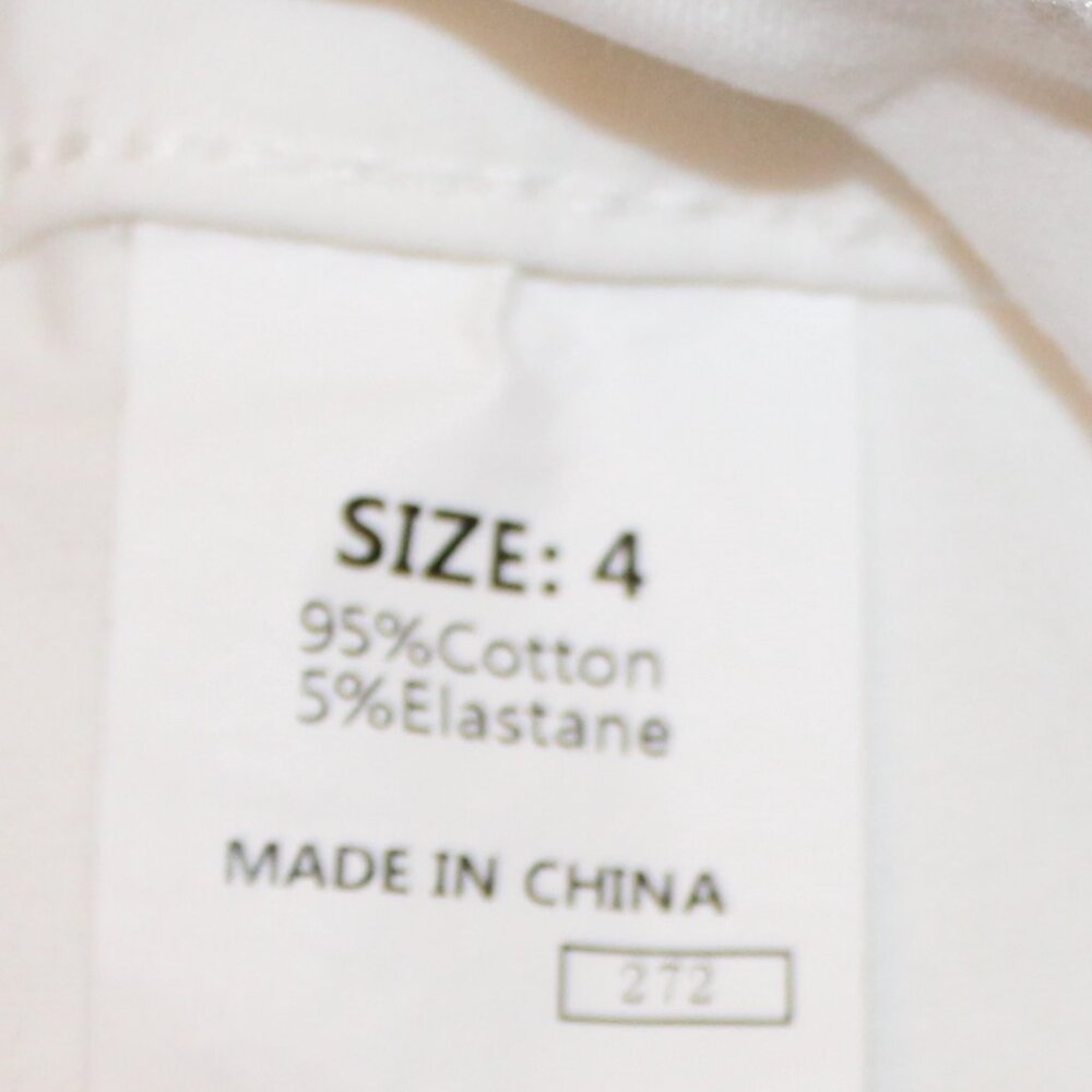 Dokotoo Sailor White Jeans Wide Leg Size 4 - Picture 10 of 12